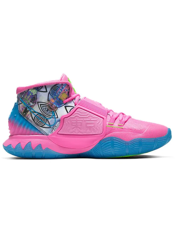 Кроссовки Nike Kyrie 6 Preheat 'Tokyo' — изображение 2 из 4, розовый