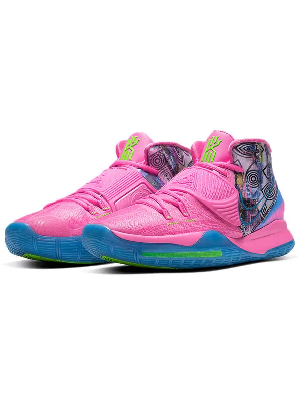 Кроссовки Nike Kyrie 6 Preheat 'Tokyo' — изображение 3 из 4, розовый