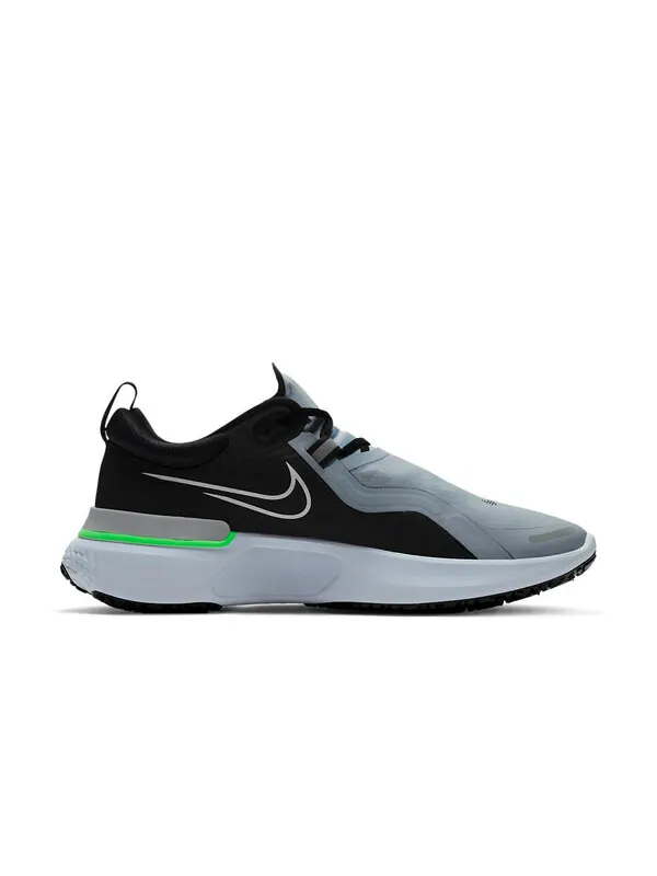 Кроссовки реагировать miler shield Nike — изображение 2 из 4, серый/черный/зеленый