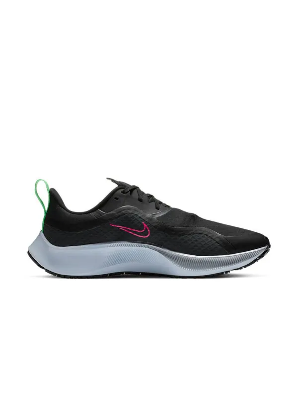 Кроссовки air zoom pegasus 37 shield Nike — изображение 2 из 4, черный/розовый/зеленый