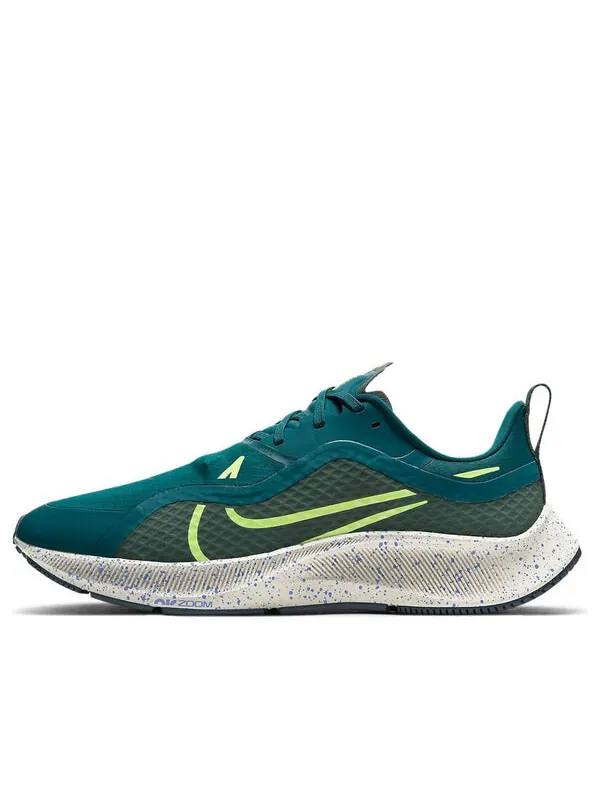 Кроссовки air zoom pegasus 37 shield Nike — изображение 1 из 4, зеленый/серый