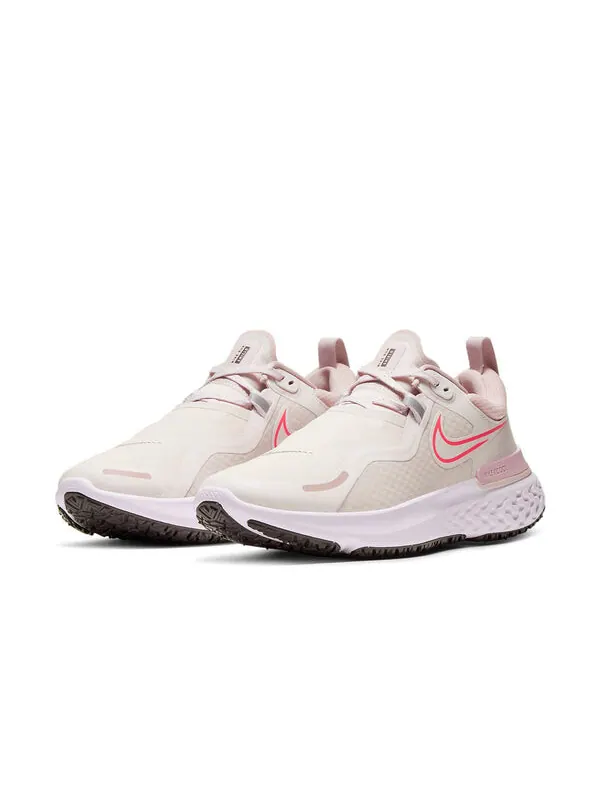 Кроссовки React Miler Shield розовые Nike — изображение 3 из 4, розовый/синий