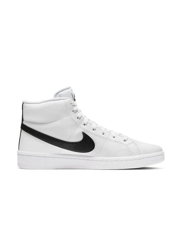 Кроссовки court royale 2 mid Nike — изображение 2 из 4, белый/черный