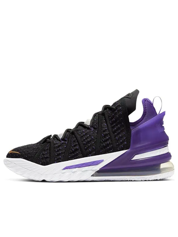 Кроссовки lebron 18 'lakers' Nike — изображение 1 из 4, черный