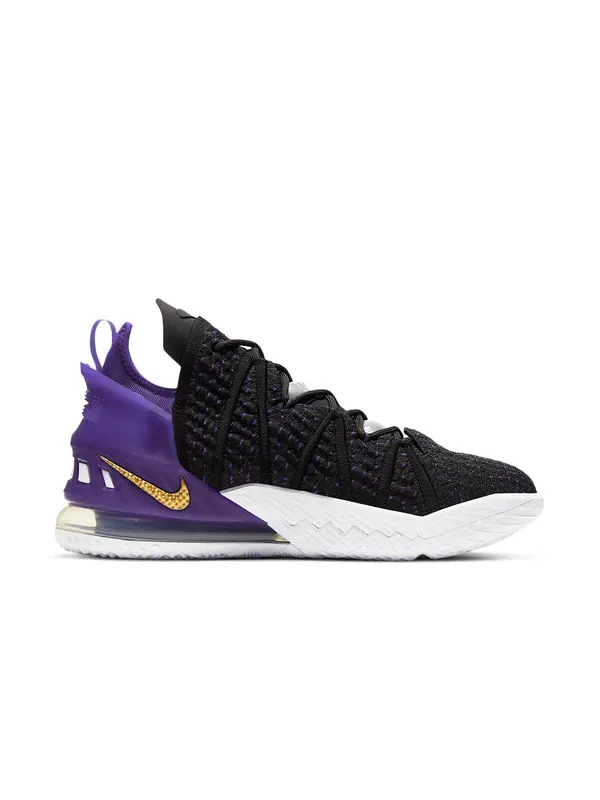 Кроссовки lebron 18 'lakers' Nike — изображение 2 из 4, черный