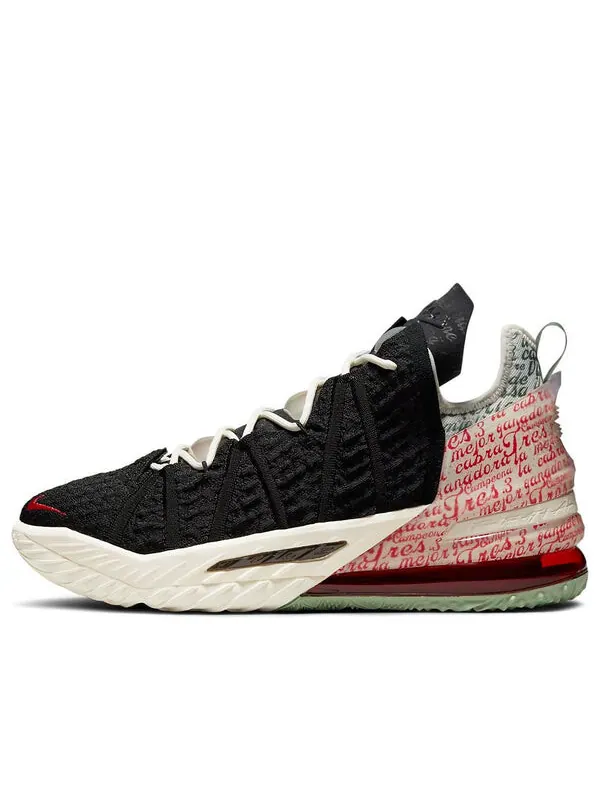 Кроссовки Diana Taurasi x Lebron 18 Nike — изображение 1 из 4, черный/красный/белый