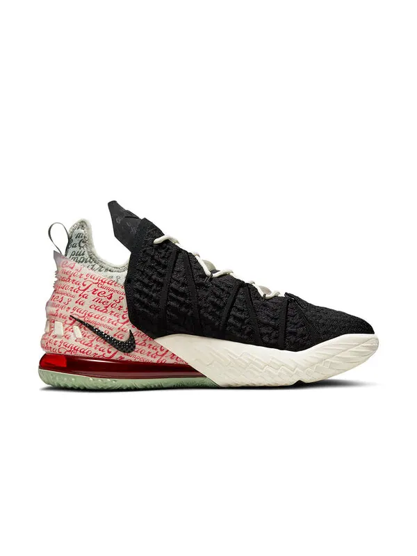 Кроссовки Diana Taurasi x Lebron 18 Nike — изображение 2 из 4, черный/красный/белый