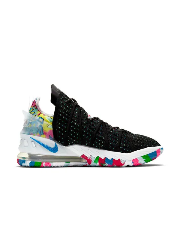 Кроссовки lebron 18 ep 'james gang' Nike — изображение 2 из 4, черный/розовый/мульти
