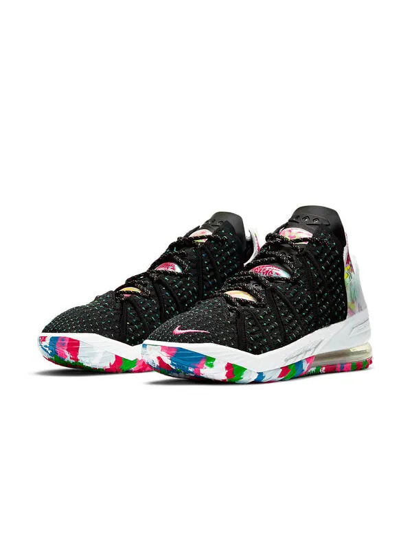 Кроссовки lebron 18 ep 'james gang' Nike — изображение 3 из 4, черный/розовый/мульти