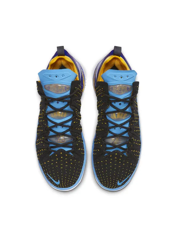 Кроссовки lebron 18 ep Nike — изображение 4 из 4, черный/синий/желтый