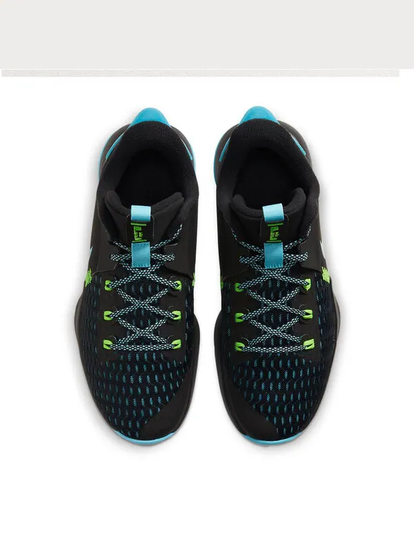 Кроссовки lebron witness 5 ep 'black light blue fury' Nike — изображение 4 из 4