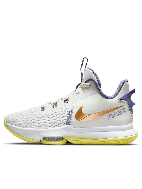 Кроссовки lebron witness 5 ep 'summit white metallic bronze' Nike — изображение 1 из 4