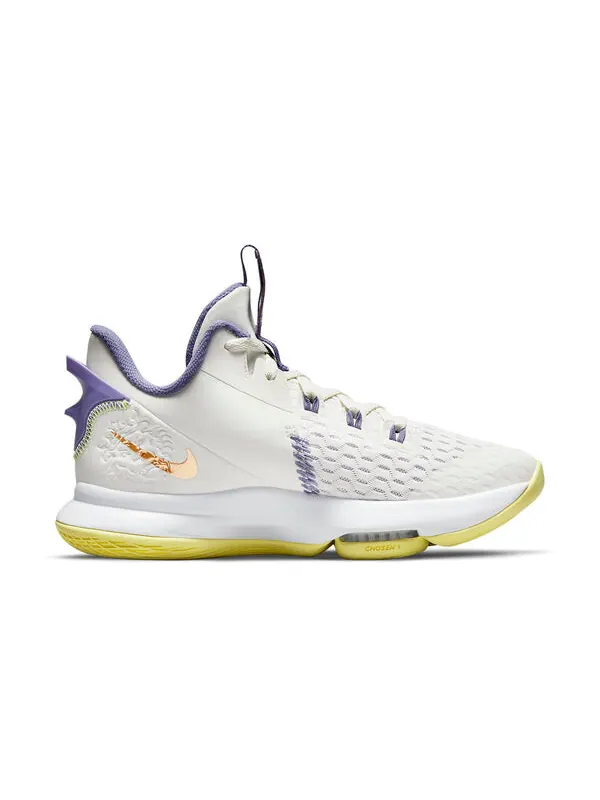 Кроссовки lebron witness 5 ep 'summit white metallic bronze' Nike — изображение 2 из 4