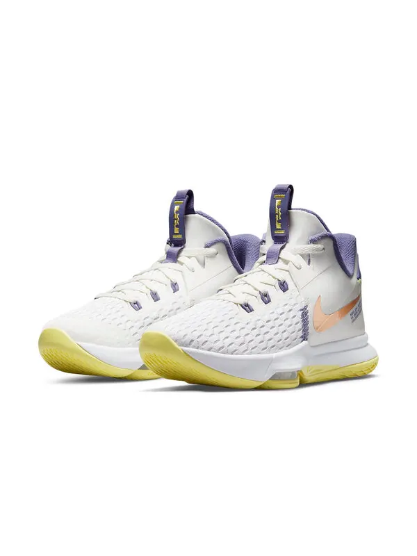 Кроссовки lebron witness 5 ep 'summit white metallic bronze' Nike — изображение 3 из 4