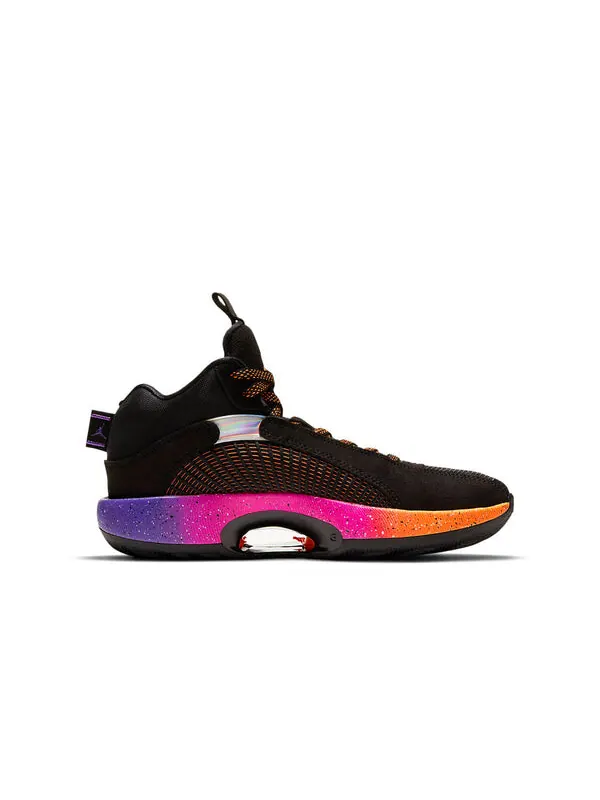 Кроссовки 35 Air Jordan — изображение 2 из 4, черный/оранжевый//темный