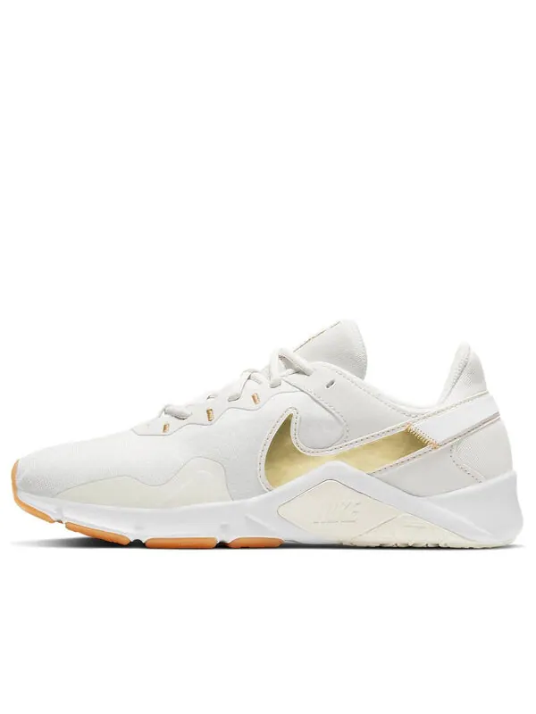 Кроссовки legend essential 2 shoes for white zolotisty Nike — изображение 1 из 4, белый/золотистый