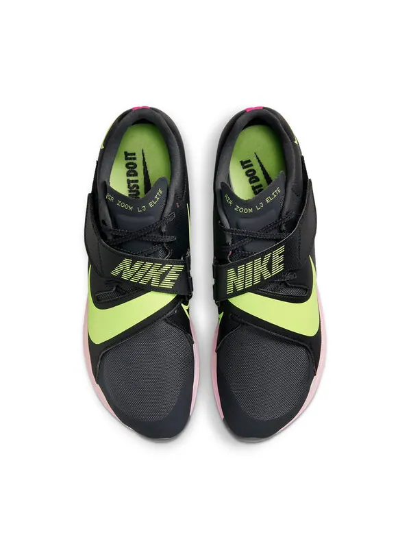 Кроссовки zoom long jump 'anthracite pink volt' Nike — изображение 4 из 4, черный/желтый