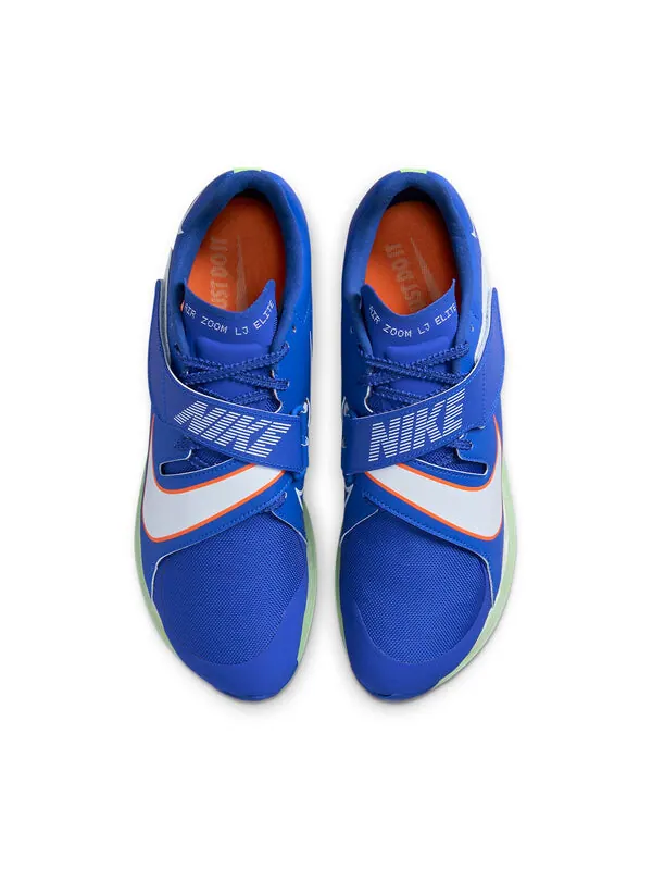 Кроссовки air zoom long jump elite Nike — изображение 4 из 4, синий/оранжевый/белый