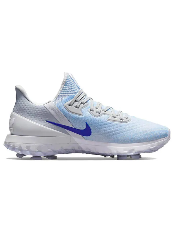 Кроссовки Nike Air Zoom Infinity Tour Golf Wide 'White Racer Blue' — изображение 2 из 4, белый/синий/платиновый