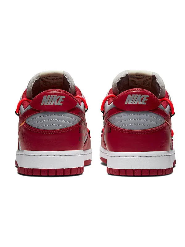 Кроссовки x off white dunk low Nike — изображение 4 из 4, красный/белый/серый