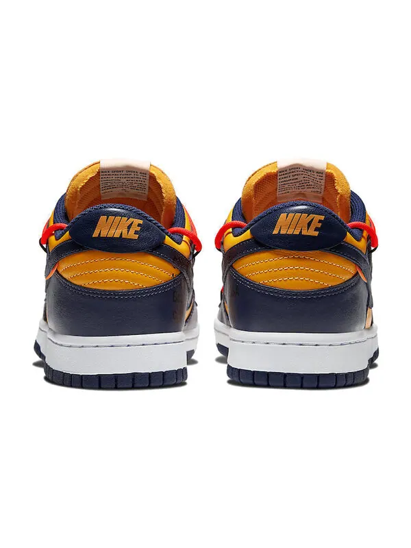 Кроссовки x off white dunk low Nike — изображение 4 из 4, черный/желтый