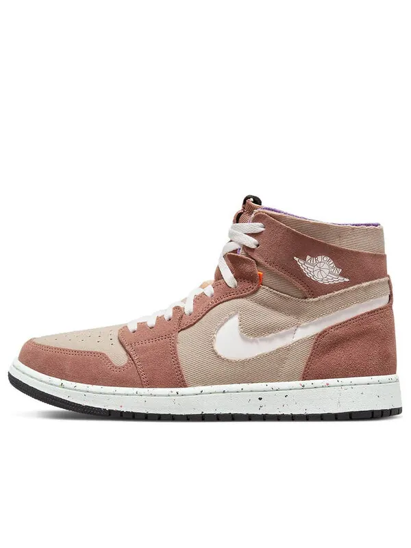Кроссовки 1 высокие zoom комфорт Air Jordan — изображение 1 из 4, коричневый/коричневый