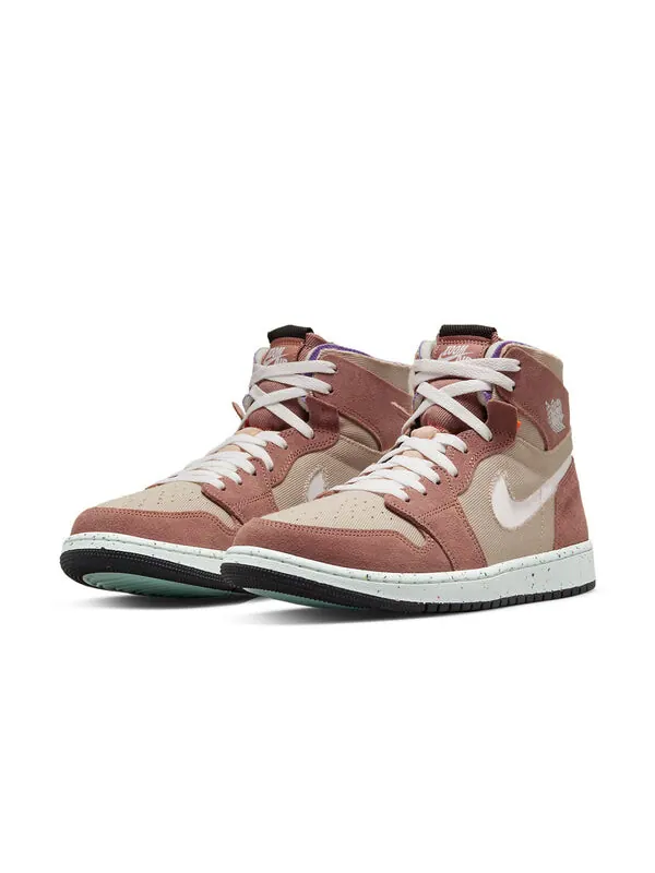 Кроссовки 1 высокие zoom комфорт Air Jordan — изображение 3 из 4, коричневый/коричневый