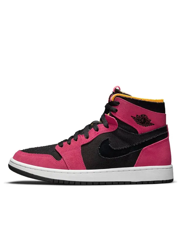 Кроссовки 1 high zoom comfort 'fireberry' Air Jordan — изображение 1 из 4, розовый/белый/черный