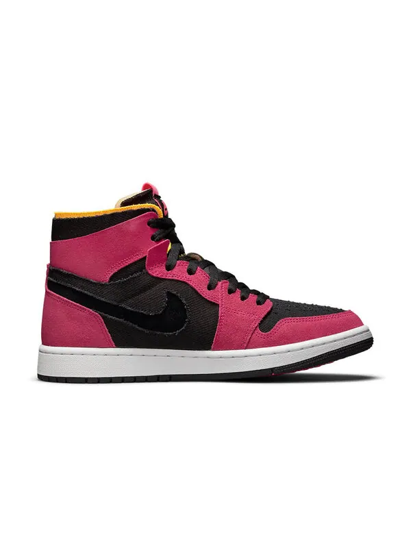 Кроссовки 1 high zoom comfort 'fireberry' Air Jordan — изображение 2 из 4, розовый/белый/черный
