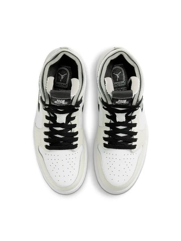 Кроссовки 1 высокие zoom комфорт Air Jordan — изображение 4 из 4, черный/белый