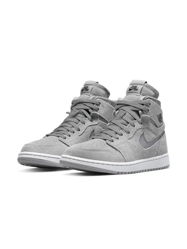 Кроссовки 1 высокие zoom комфорт Air Jordan — изображение 3 из 4, серый/серебристый