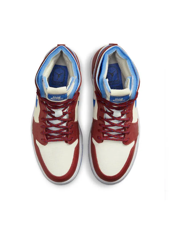 Кроссовки 1 зум комфорт Air Jordan — изображение 4 из 4, кремовый/красный/синий