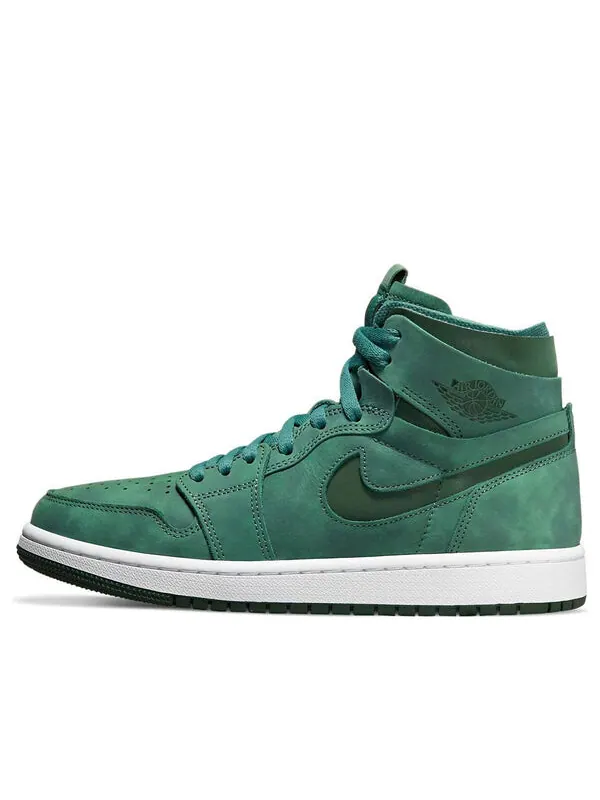 Кроссовки 1 высокие zoom комфорт Air Jordan — изображение 1 из 4, зеленый/белый