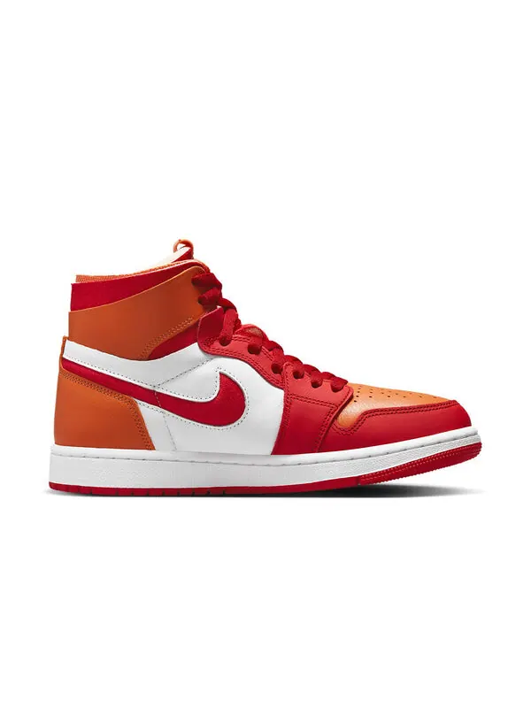 Кроссовки 1 zoom air comfort Air Jordan — изображение 2 из 4, белый/красный/оранжевый