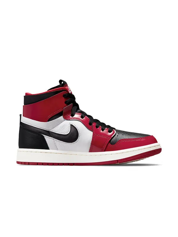 Кроссовки 1 высокие zoom комфорт Air Jordan — изображение 2 из 4, черный/белый/красный