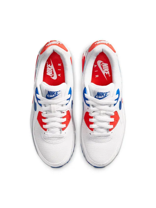 Кроссовки air max 90 Nike — изображение 4 из 4, белый/синий/красный