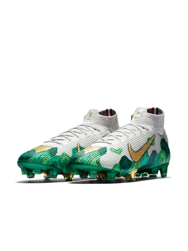 Кроссовки mercurial superfly 7 elite se fg Nike — изображение 4 из 4, зеленый