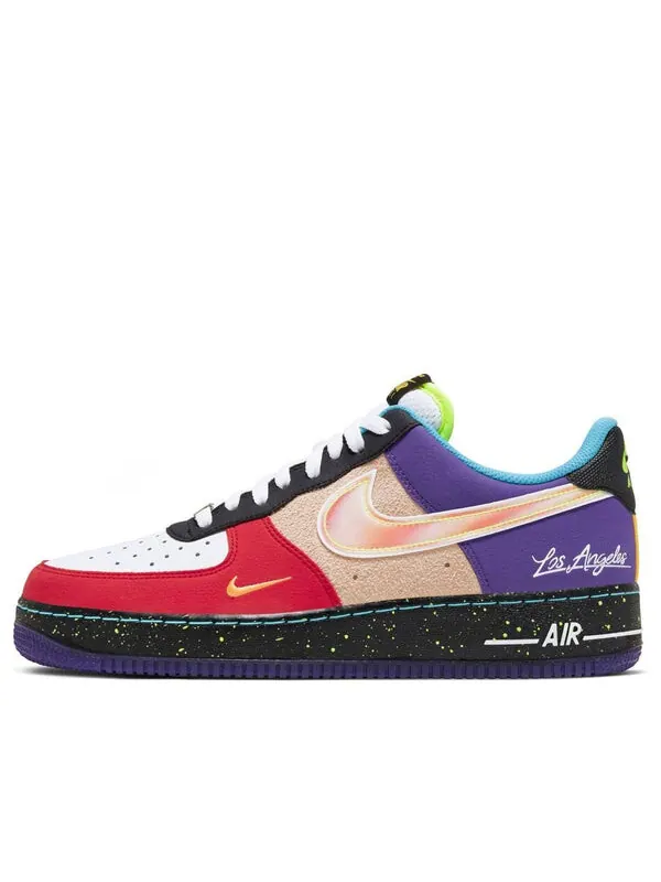 Кроссовки air force 1 '07 lv8 'what the la' Nike — изображение 1 из 4, фиолетовый