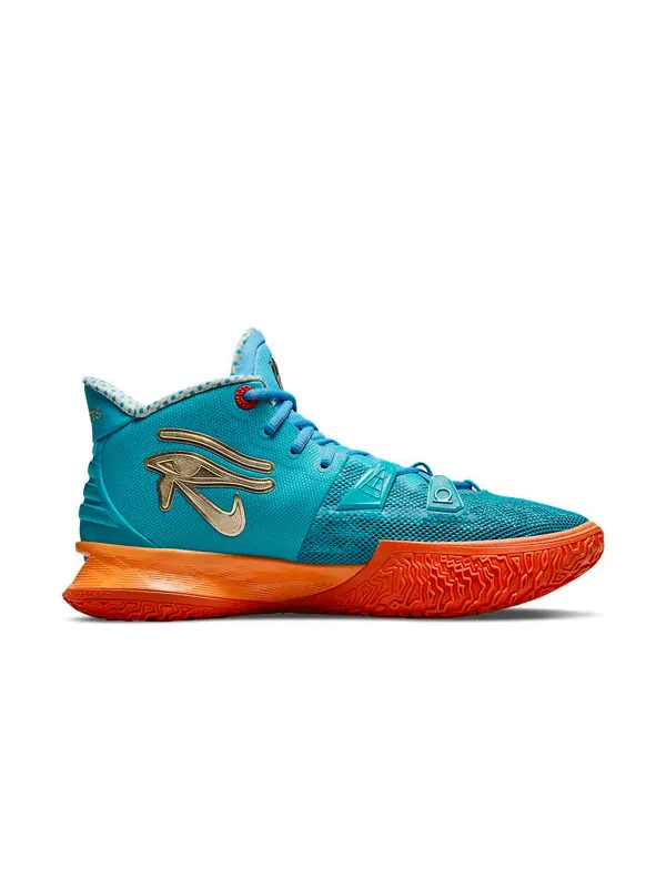 Концепты кроссовок x азия ирвинг x kyrie 7 Nike — изображение 2 из 4, синий/оранжевый