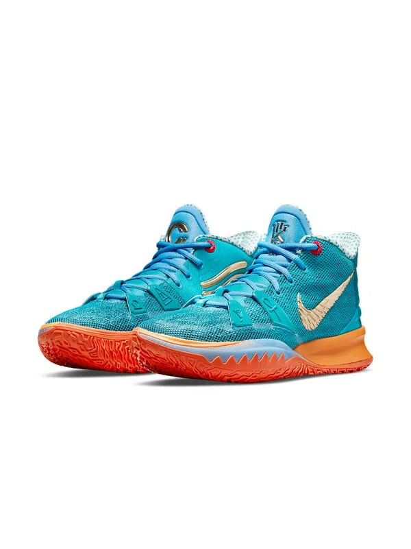 Концепты кроссовок x азия ирвинг x kyrie 7 Nike — изображение 3 из 4, синий/оранжевый