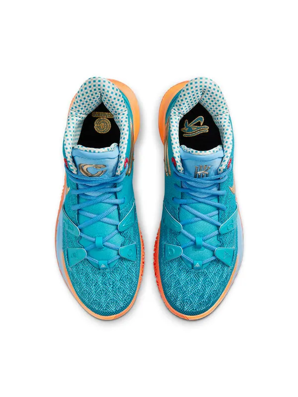 Концепты кроссовок x азия ирвинг x kyrie 7 Nike — изображение 4 из 4, синий/оранжевый