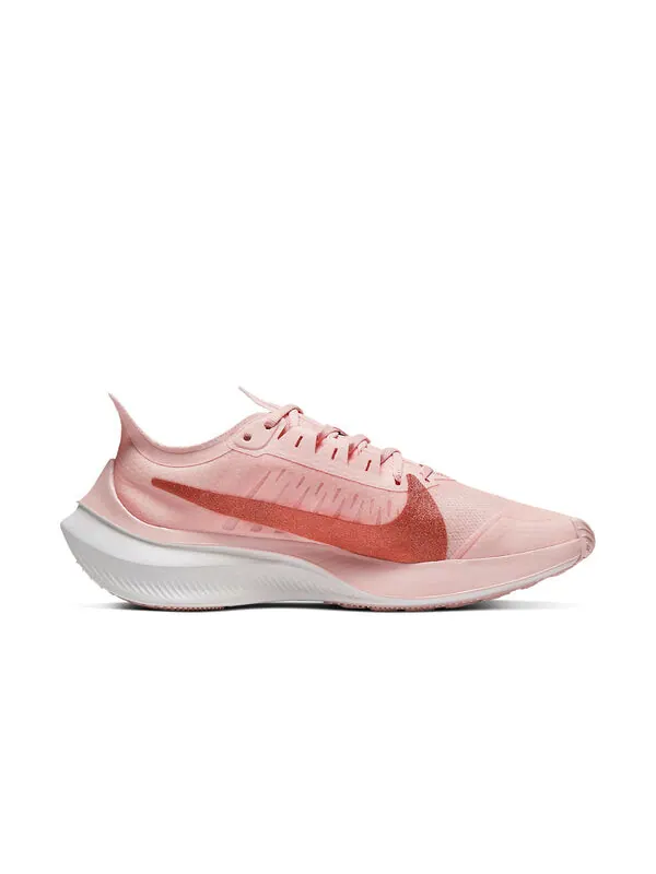 Кроссовки зум гравитация Nike — изображение 2 из 4, розовый золотистый