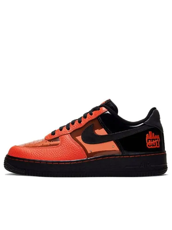 Кроссовки air force 1 низкие Nike — изображение 1 из 4, черный/оранжевый