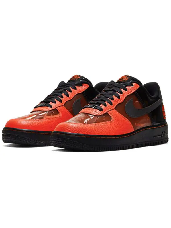 Кроссовки air force 1 низкие Nike — изображение 2 из 4, черный/оранжевый