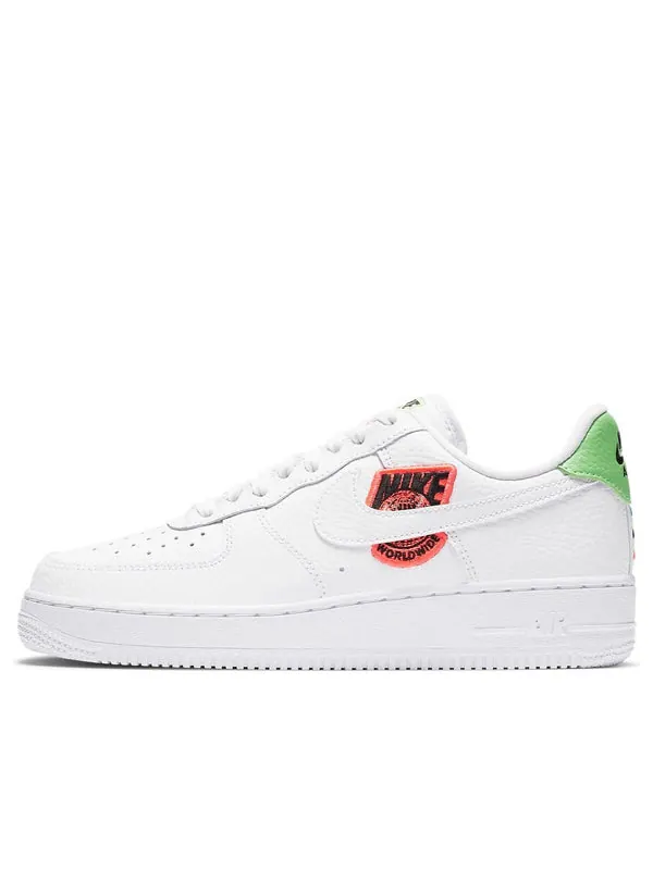 Кроссовки air force 1 '07 se 'worldwide pack - flash crimson' Nike — изображение 1 из 4, белый//зеленый/черный