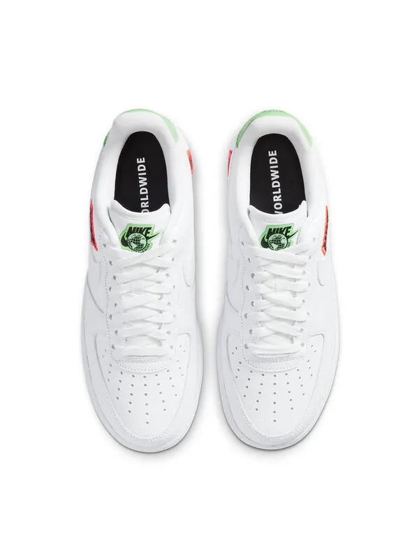 Кроссовки air force 1 '07 se 'worldwide pack - flash crimson' Nike — изображение 4 из 4, белый//зеленый/черный