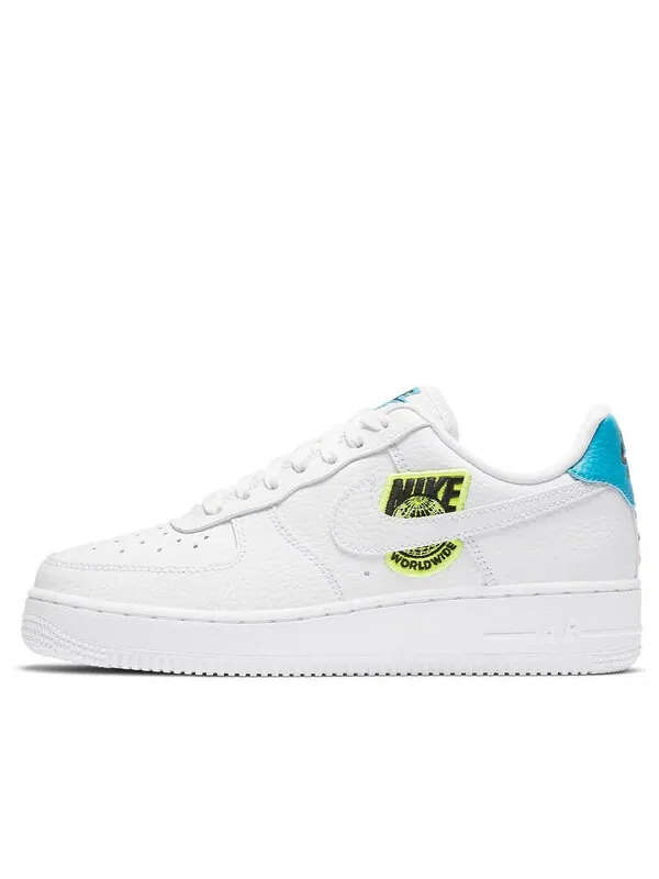 Кроссовки air force 1 '07 se 'worldwide pack - volt' Nike — изображение 1 из 4, белый//синий/черный