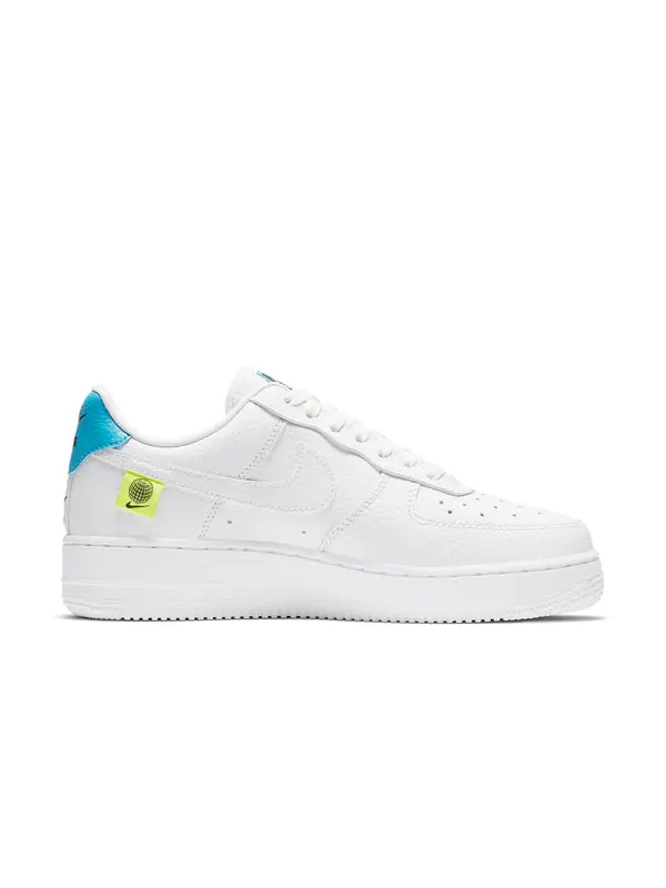 Кроссовки air force 1 '07 se 'worldwide pack - volt' Nike — изображение 2 из 4, белый//синий/черный