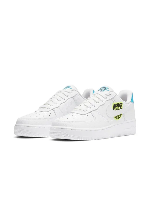 Кроссовки air force 1 '07 se 'worldwide pack - volt' Nike — изображение 3 из 4, белый//синий/черный