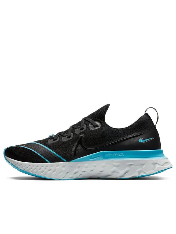 Кроссовки React Infinity Run Flyknit Nike — изображение 1 из 4, черный/синий/платиновый